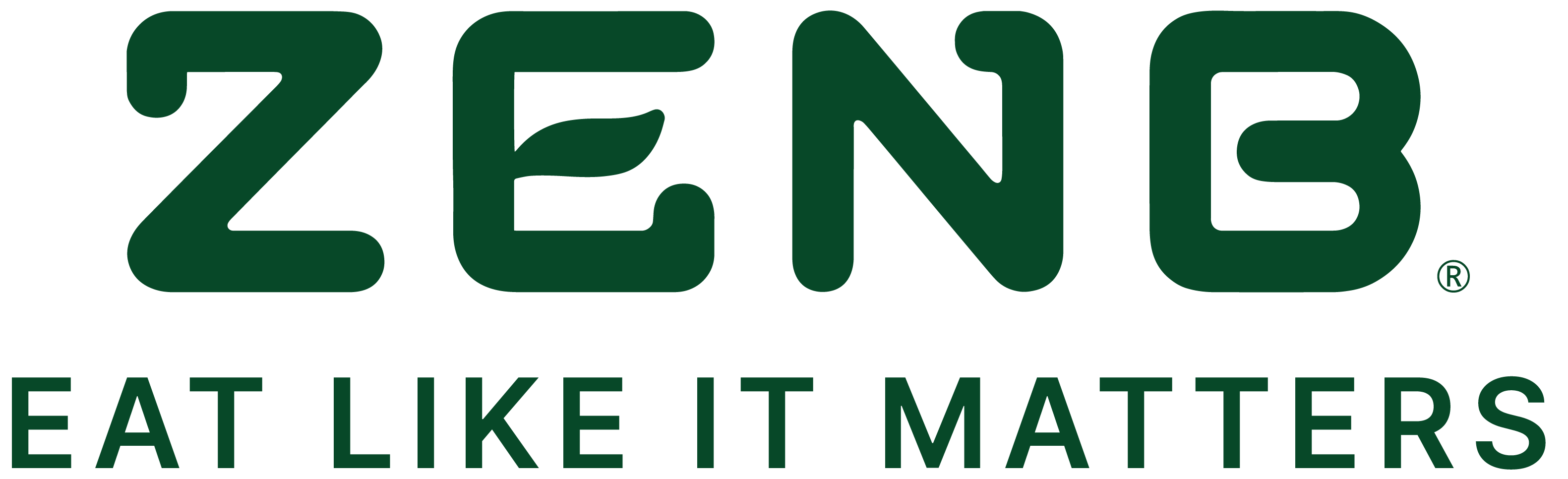 ZENB Logo Green R+Strapline