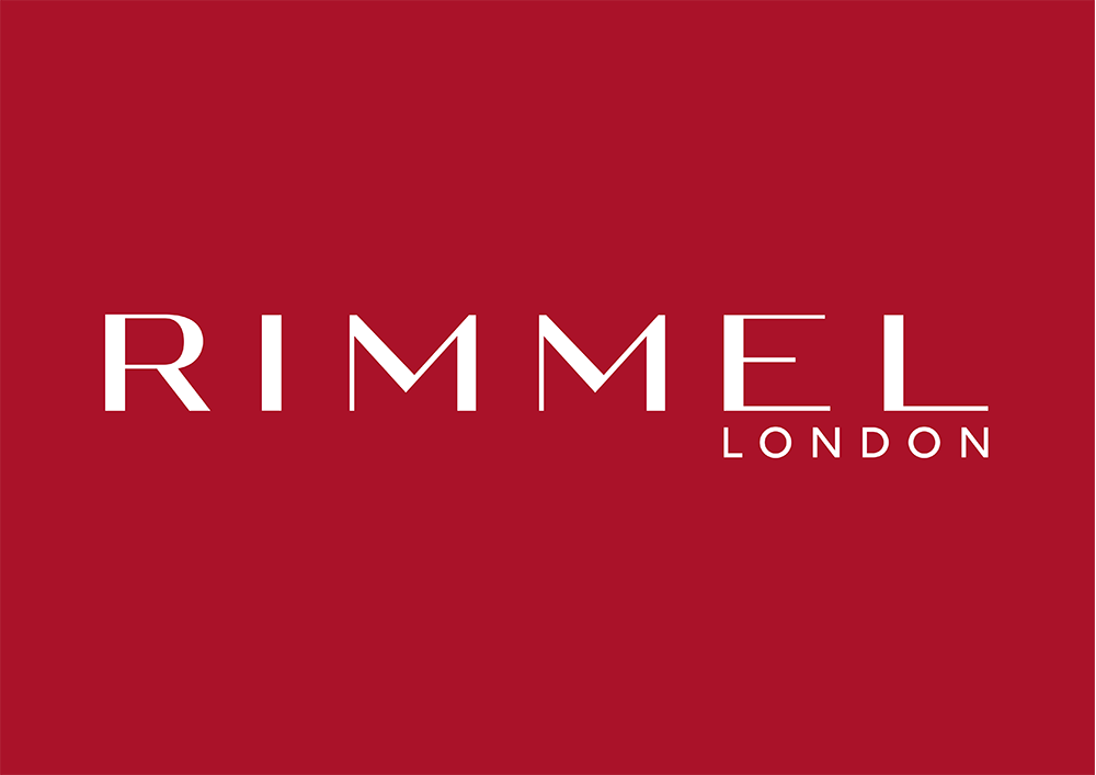 Rimmel London Logo PMS187 Background