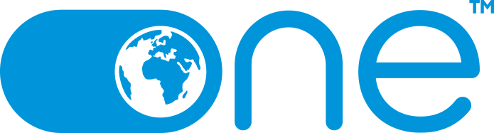 One Water World Logo Blue